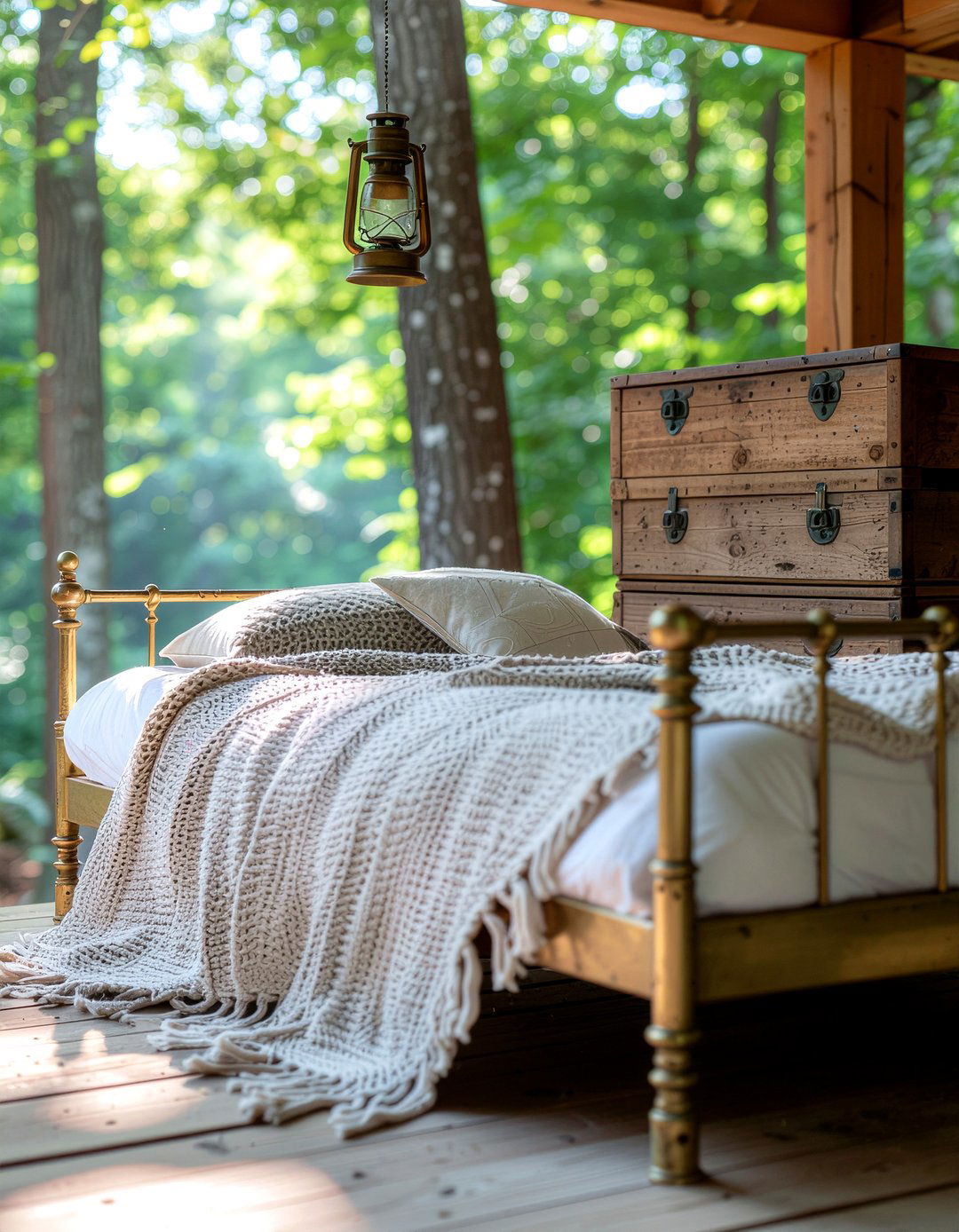 Vintage treehouse decor - 30 treehouse bedroom ideas