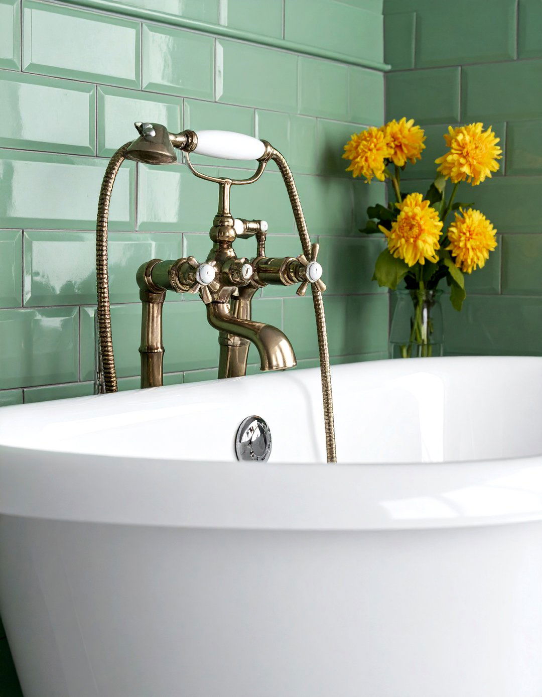 Vintage tub faucet - 30 bathtub faucet ideas