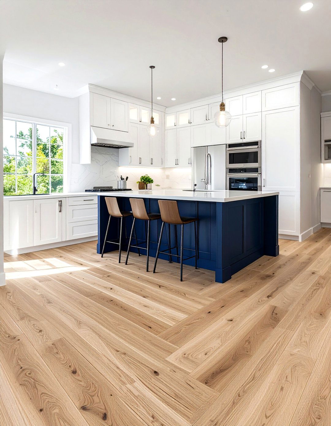 Vinyl Plank Flooring - 30 DIY kitchen remodel ideas