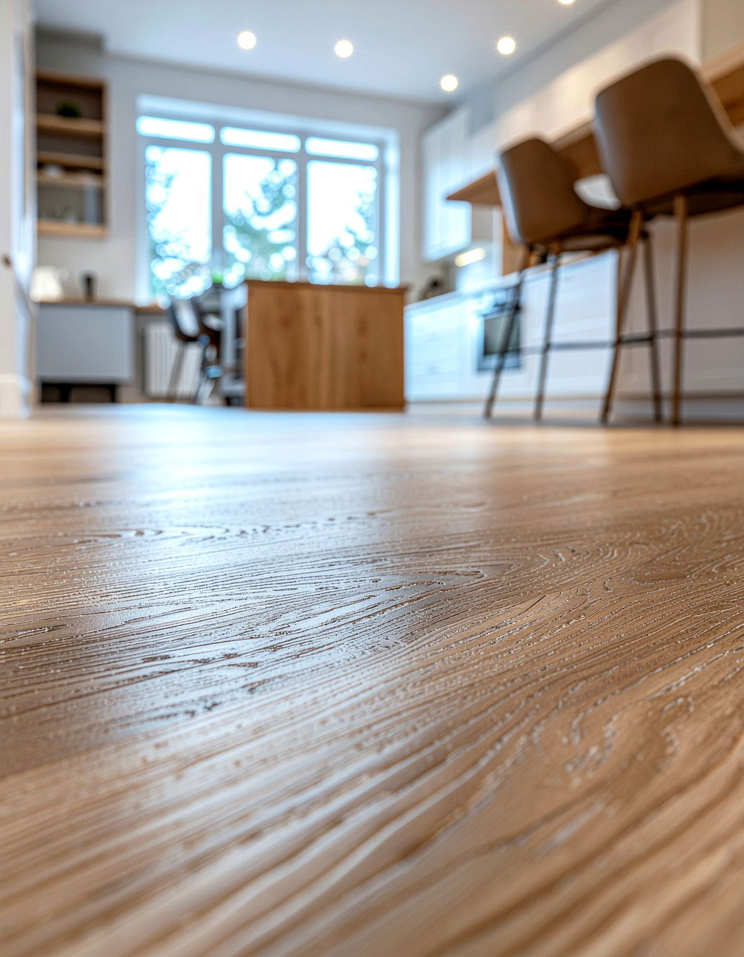 Vinyl Plank Flooring - 30 easy-clean kitchen ideas