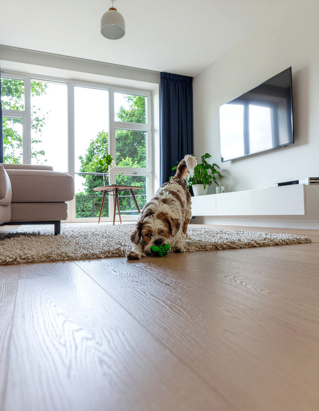 Vinyl Plank Flooring For Pets - 30 dog living room ideas