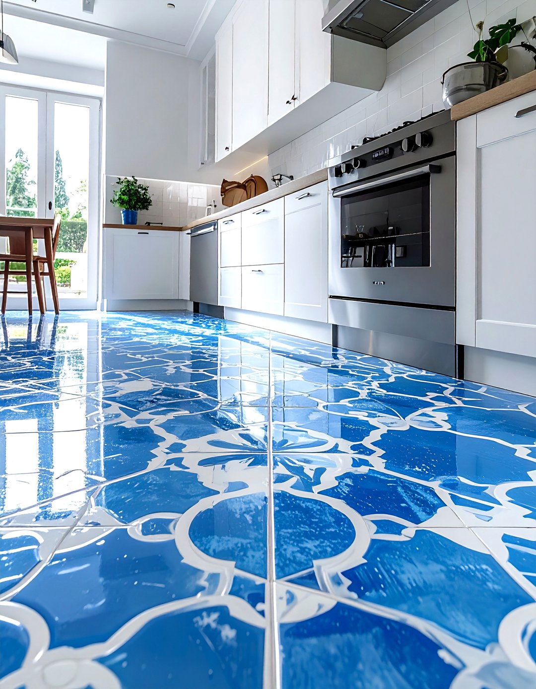 Vinyl floor stickers - 30 removable decor ideas