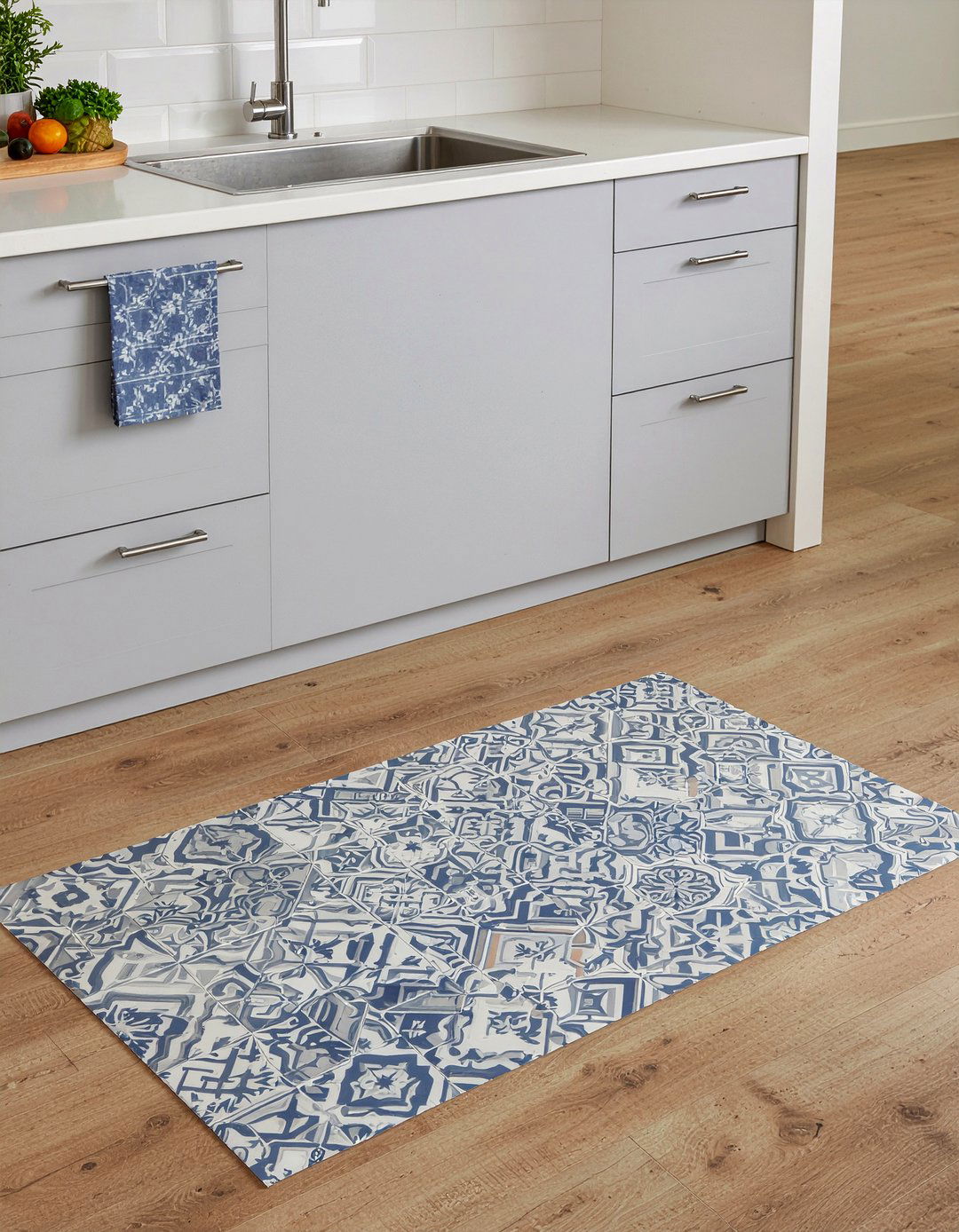 Vinyl kitchen mat - 30 kitchen rug ideas