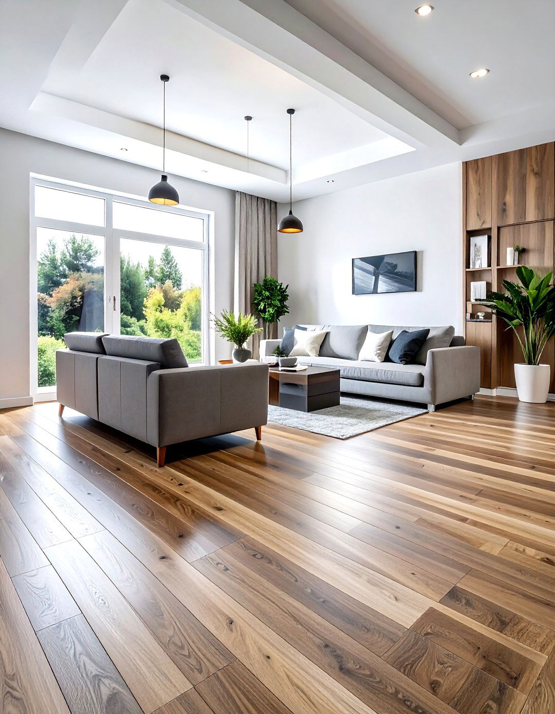Vinyl plank flooring - 30 bedroom floor design ideas