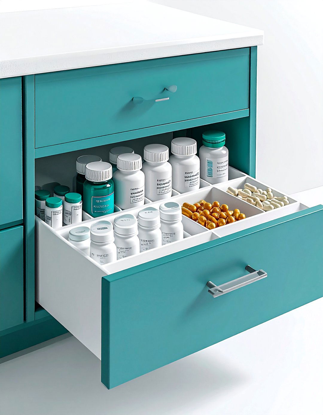 Vitamin And Medicine Drawer - 30 kitchen drawer organization ideas