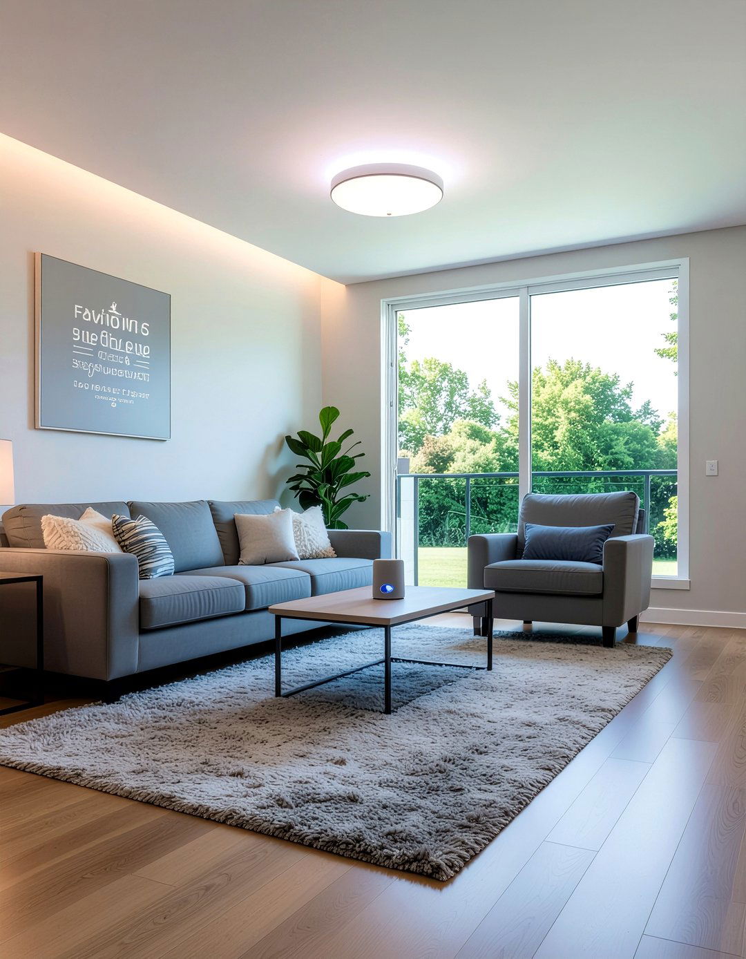 Voice controlled lighting - 30 senior friendly living room ideas