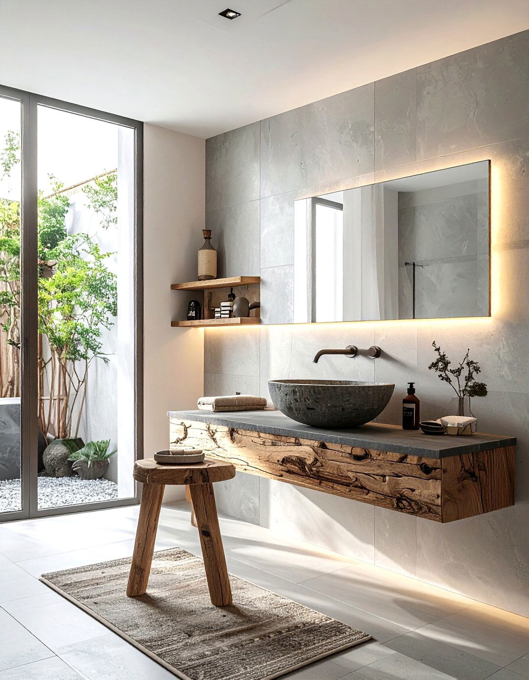 Wabi sabi bathroom - 30 ideal decor ideas