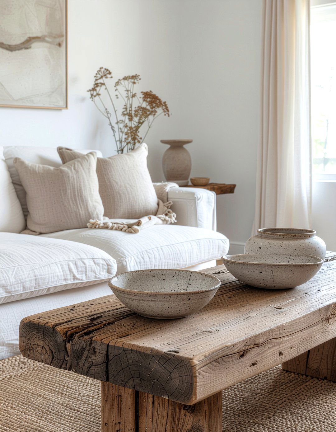 Wabi sabi living room - 30 living room aesthetic ideas