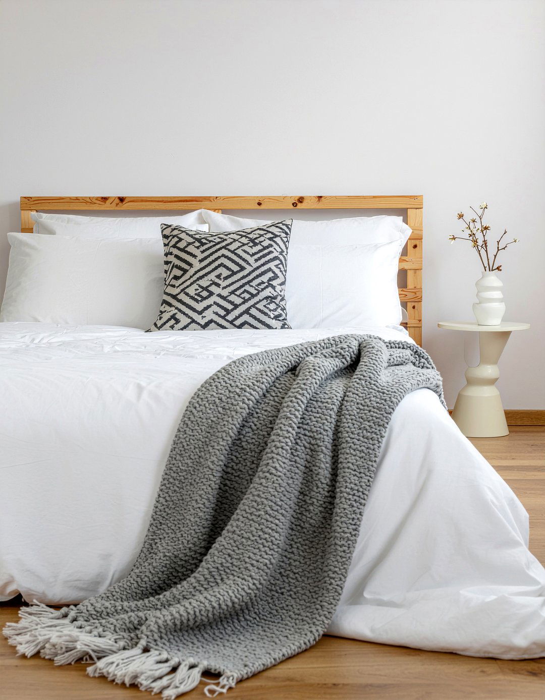 Waffle Knit Bedding - 30 textured bedroom ideas