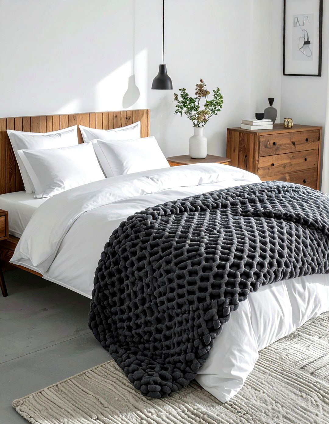 Waffle weave blanket - 30 throw blanket ideas