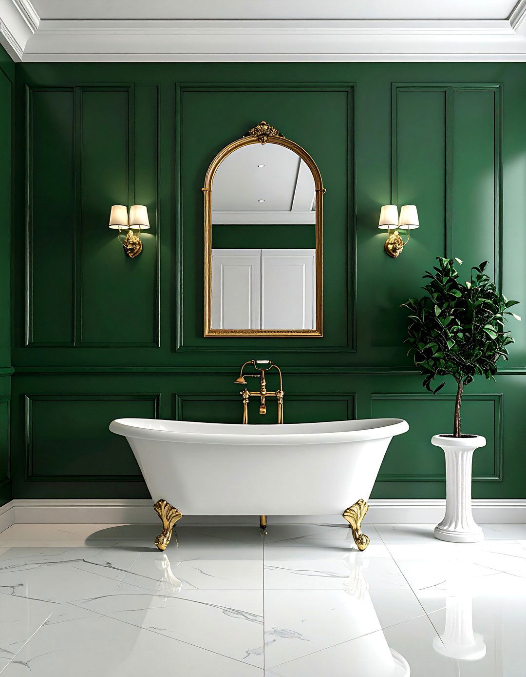 Wainscoting Bathroom Wall - 30 timeless bathroom ideas