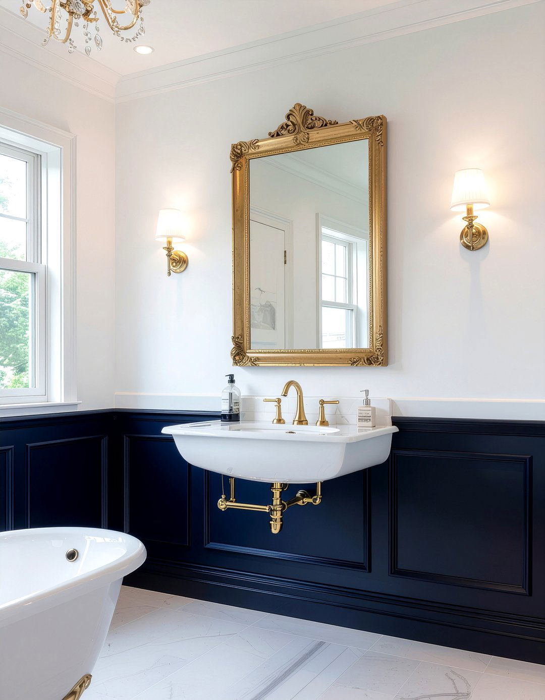 Wainscoting Bathroom Wall - 30 bathroom paneling ideas