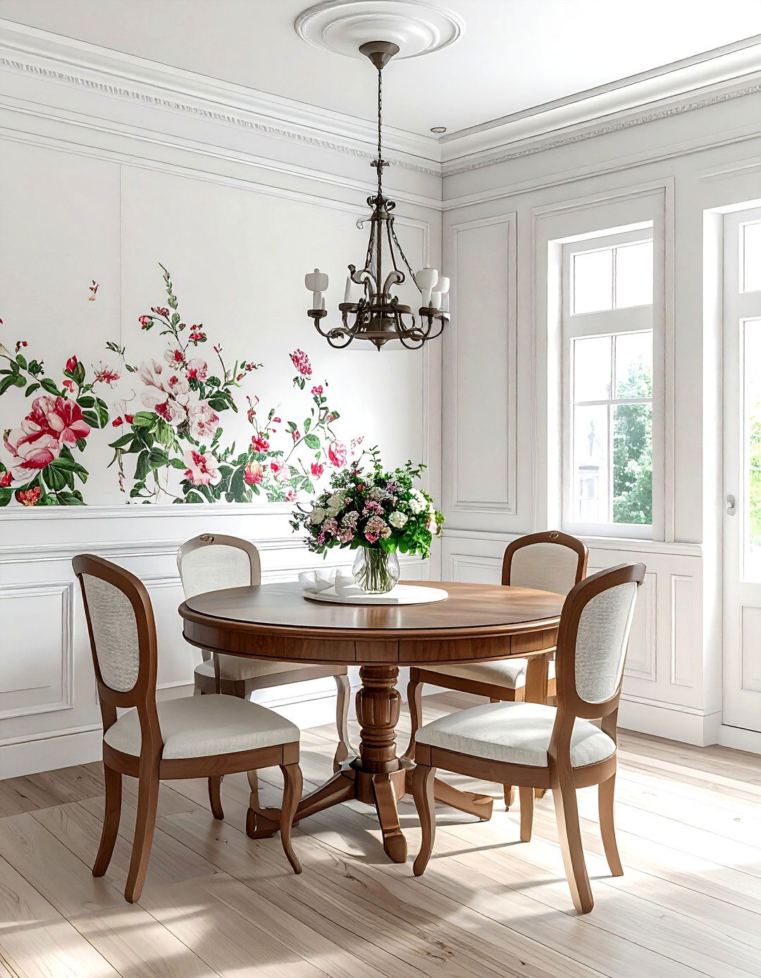 Wainscoting Dining Area - 30 kitchen paneling ideas