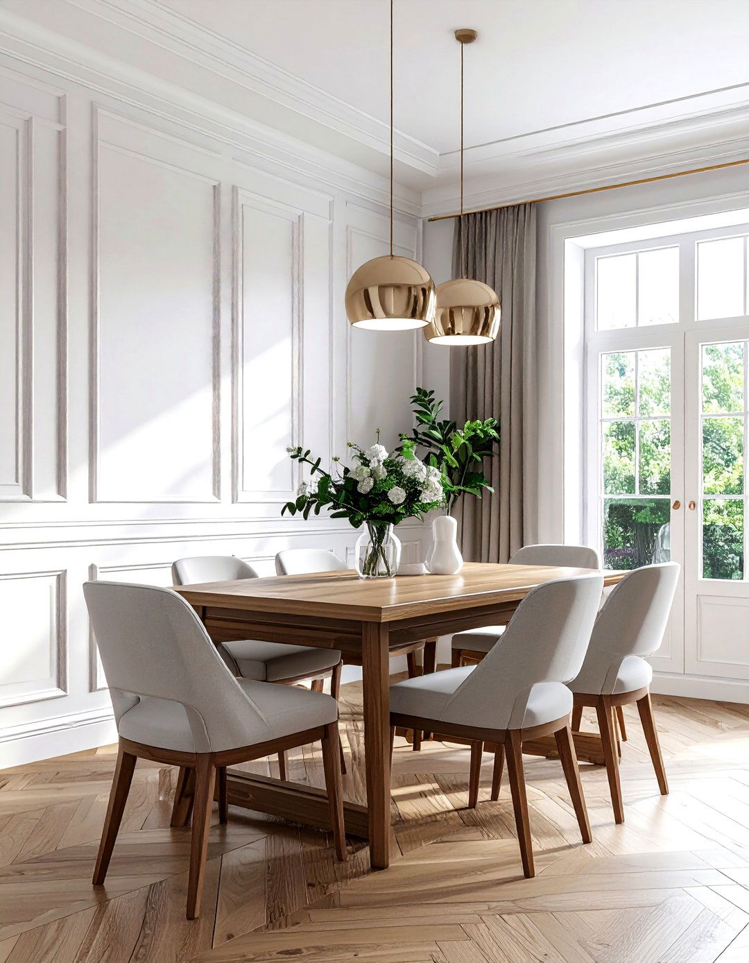 Wainscoting Dining Room - 30 dining room formal entertaining ideas