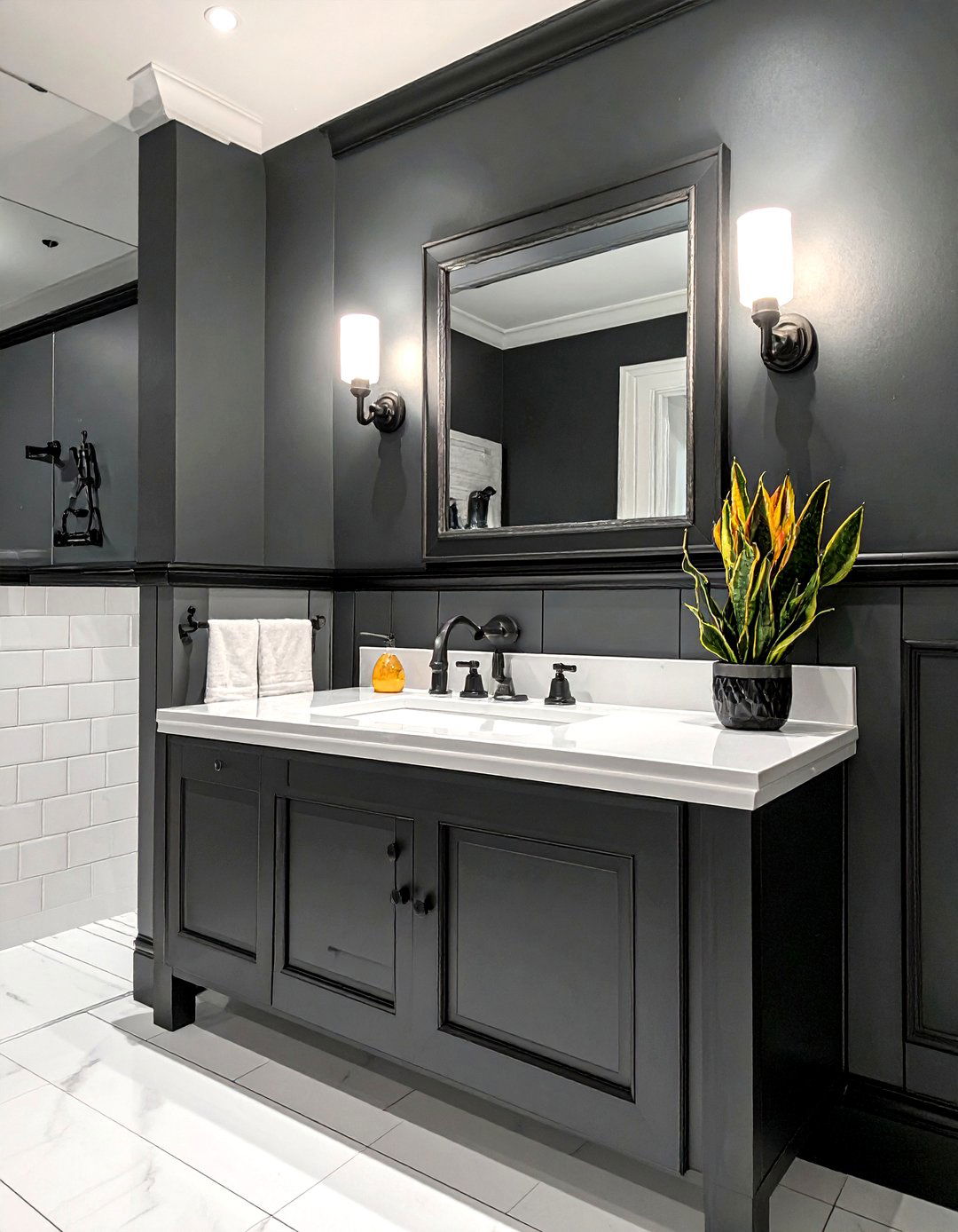 30 Creative Black Grout Bathroom Ideas for Bold Contrast