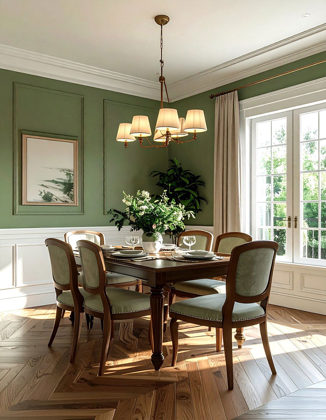Wainscoting Wall Dining Room - 30 old house decor ideas