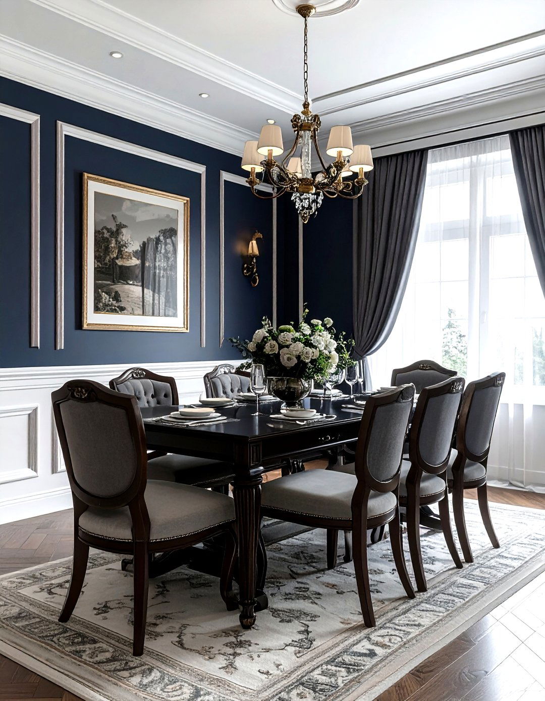 Wainscoting Wall Dining Room - 30 manor dining room ideas