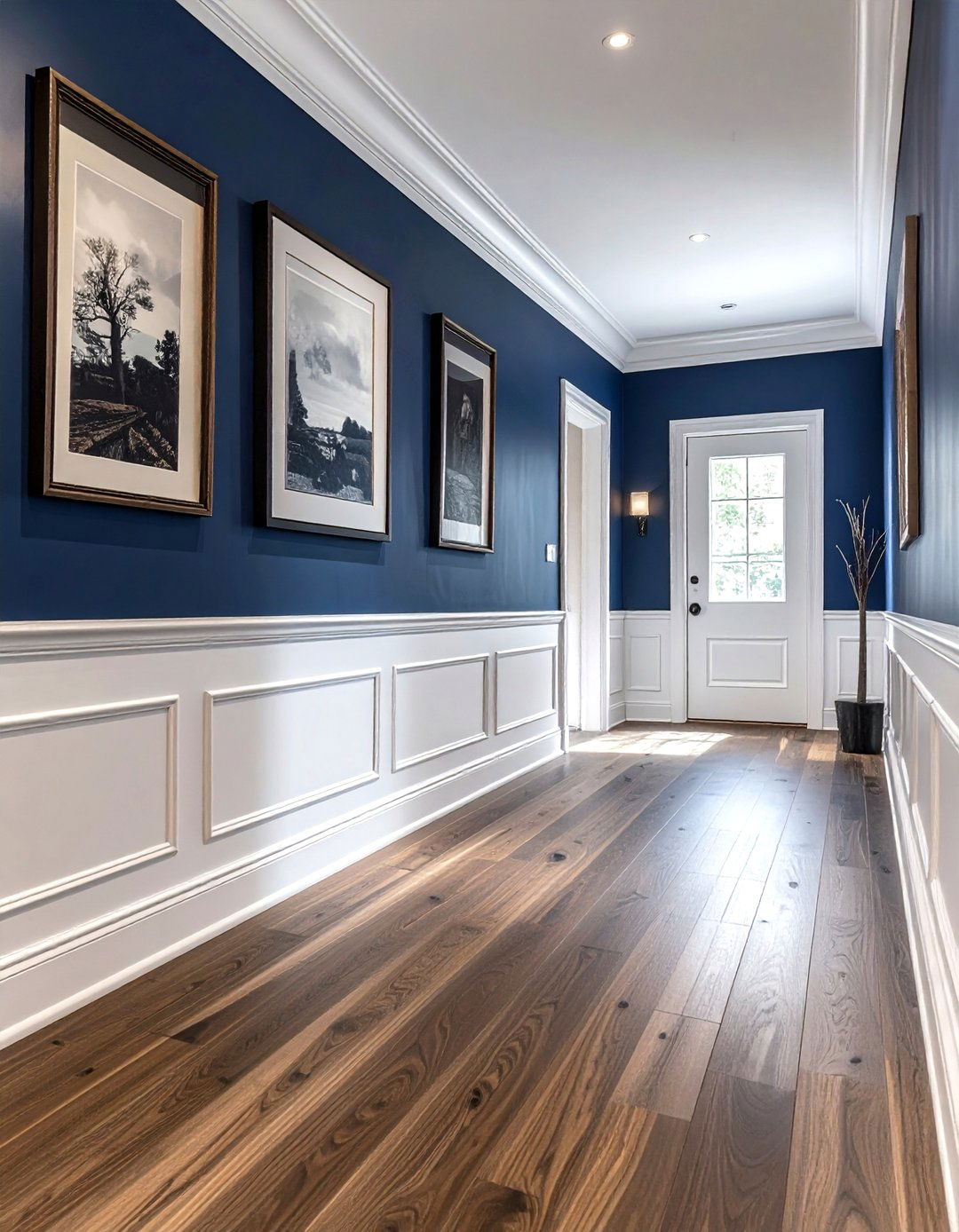 Wainscoting wall paneling - 30 classic decor ideas