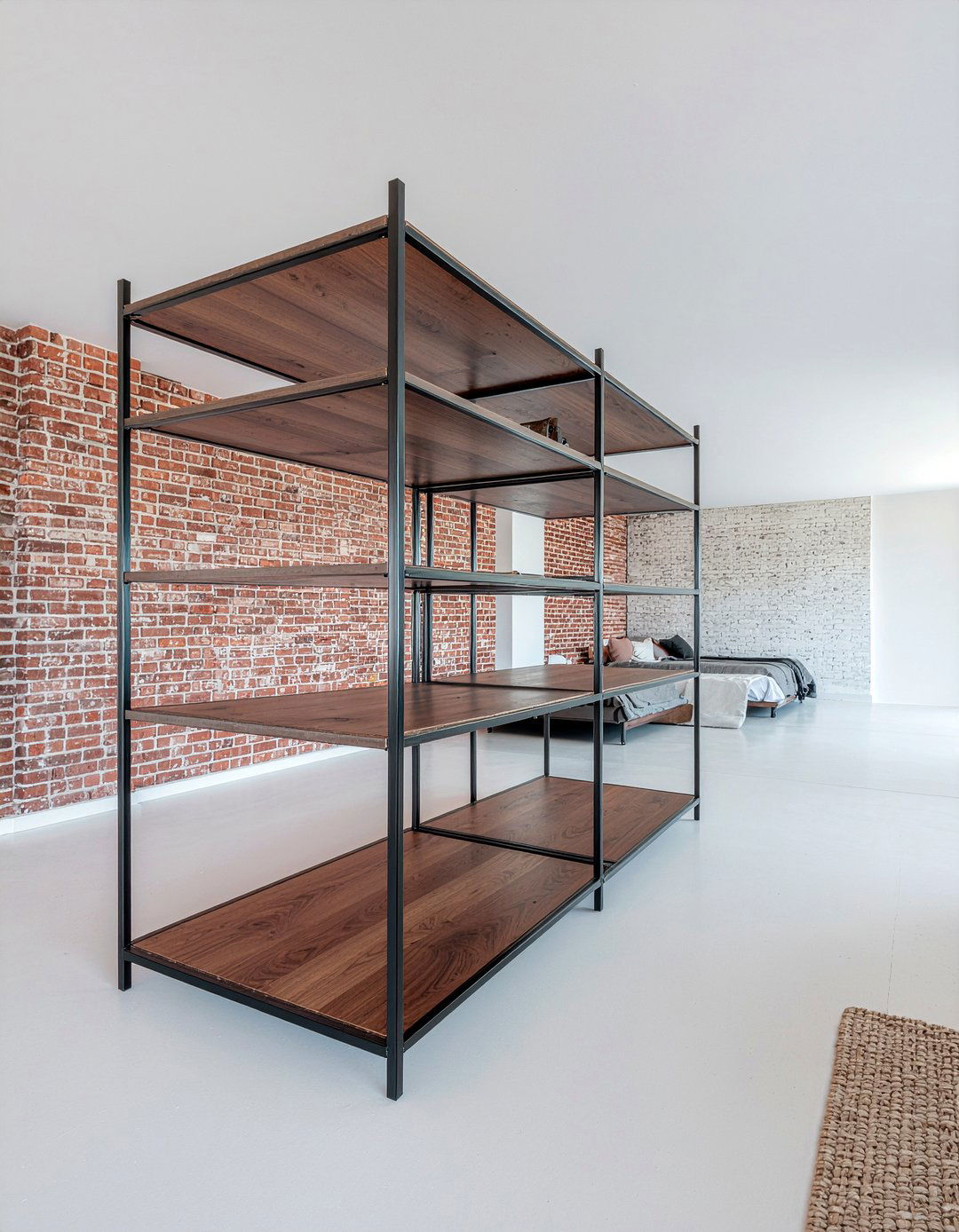 Walk In Closet Room Divider - 30 warehouse bedroom ideas