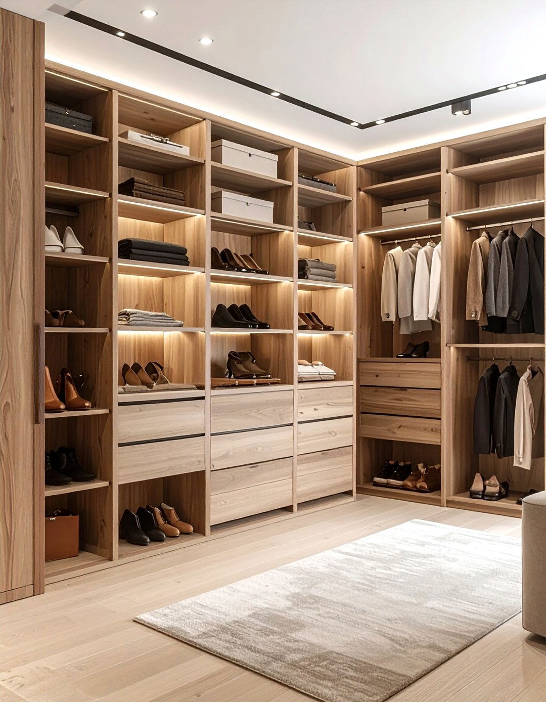 Walk In Closet System - 30 bedroom cabinet storage ideas