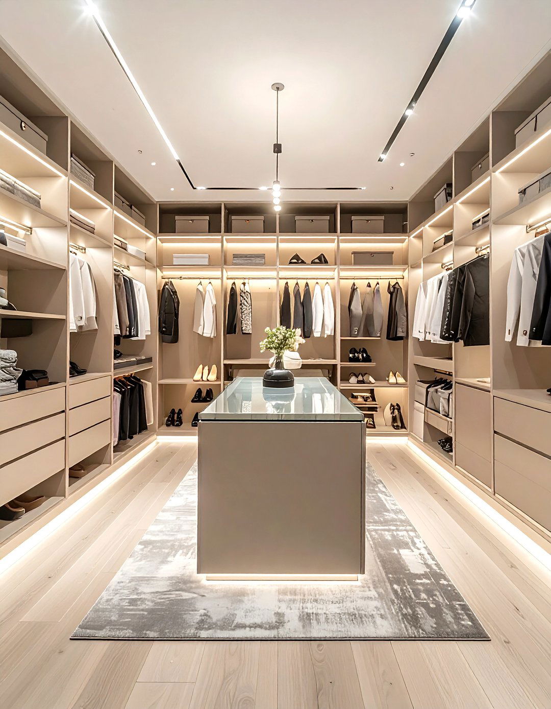 Walk In Closet System - 30 bedroom built-in storage ideas