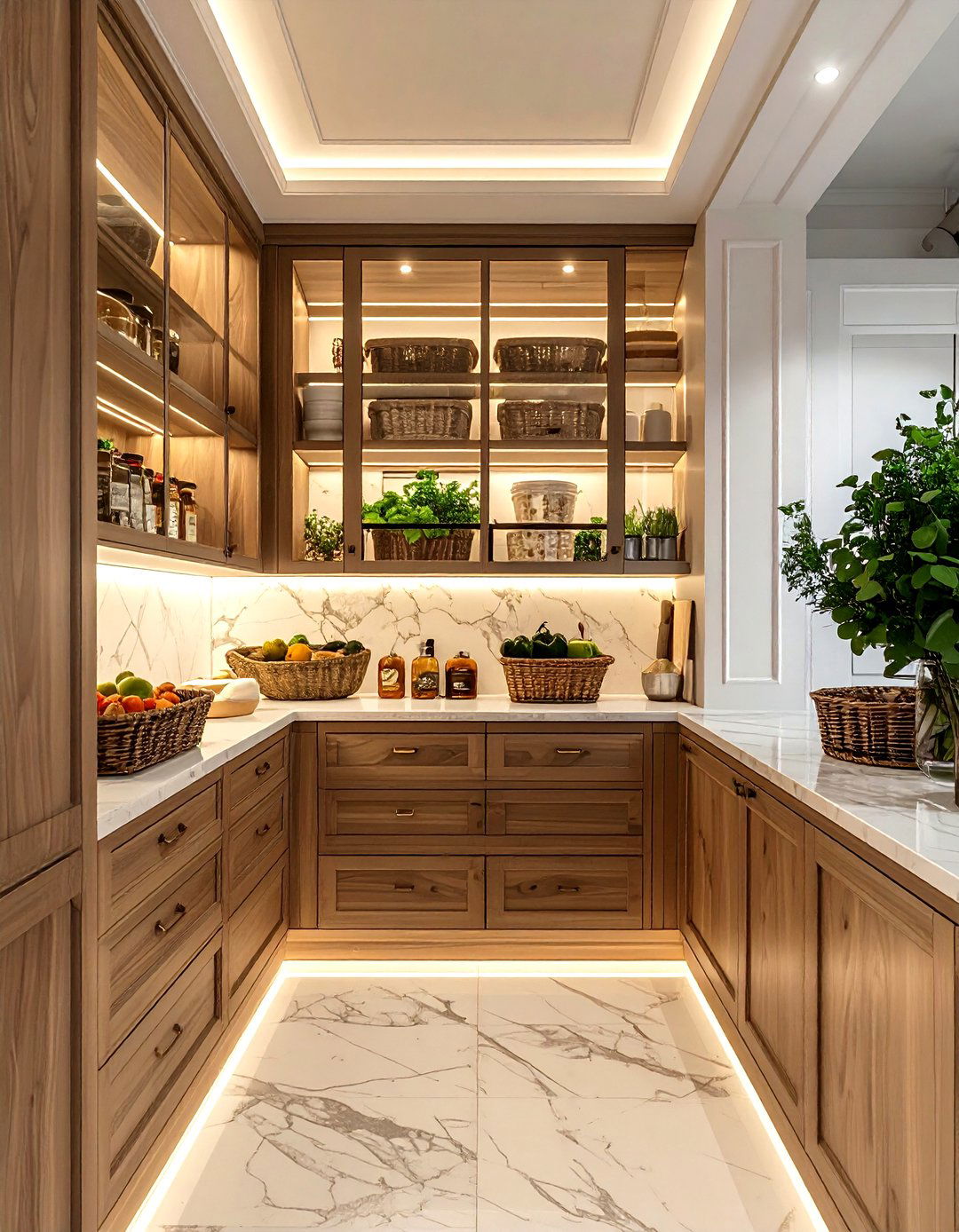 Walk In Larder - 30 luxury kitchen ideas
