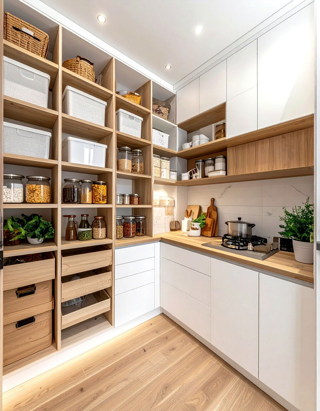 Walk In Pantry - 30 kitchen room settings