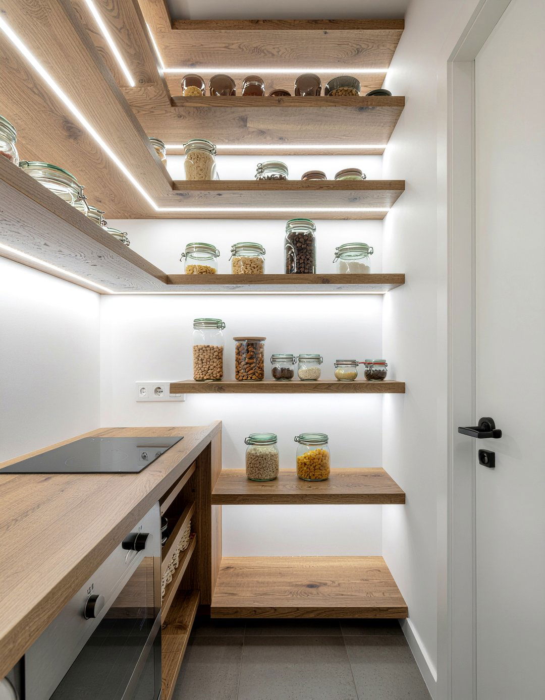 Walk In Pantry - 30 model home kitchen ideas