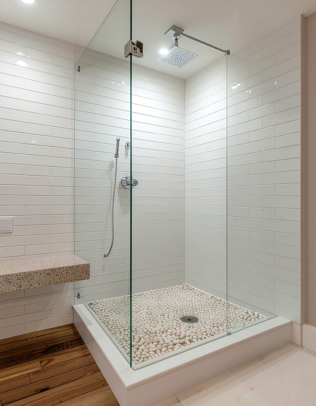 Walk In Shower - 30 bathroom layout ideas