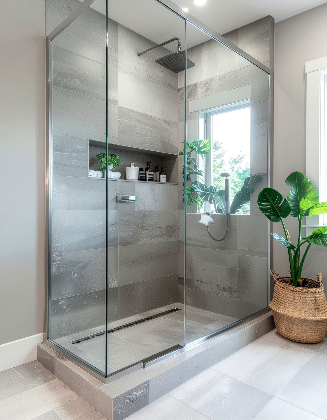 Walk In Shower - 30 bathroom feature ideas