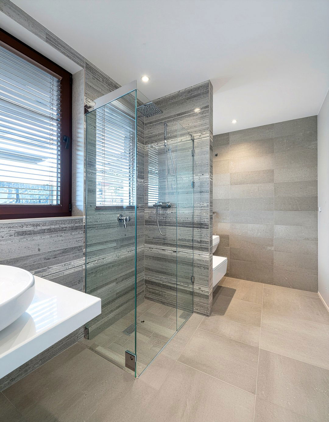 Walk In Shower At End Of Narrow Bathroom - 30 long narrow bathroom layout ideas