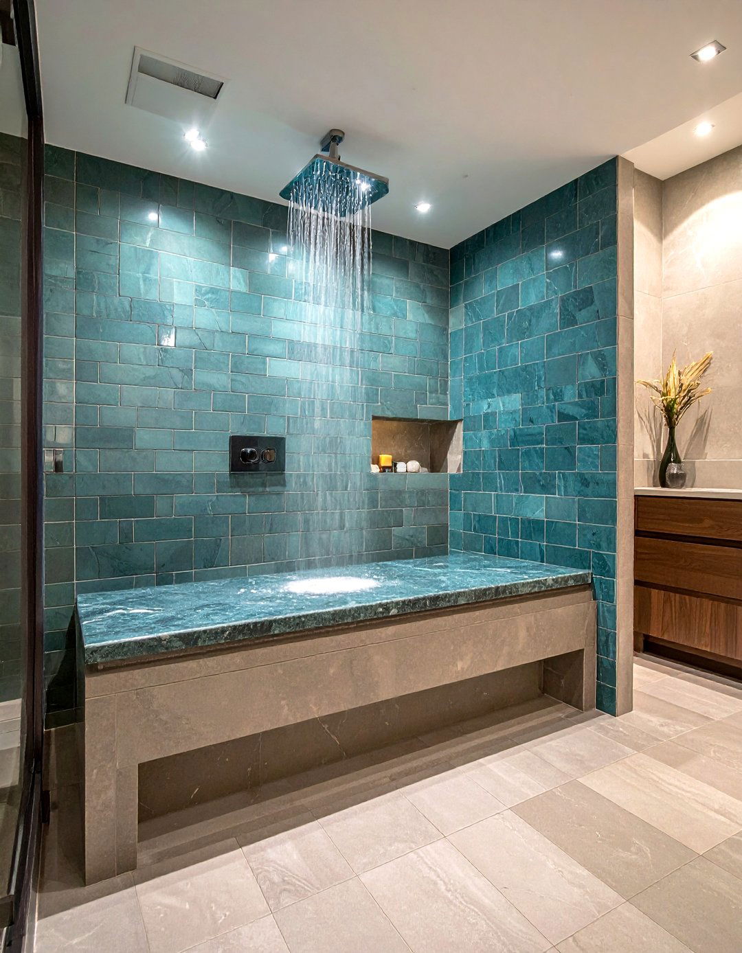 Walk In Shower Bench - 30 trending bathroom ideas
