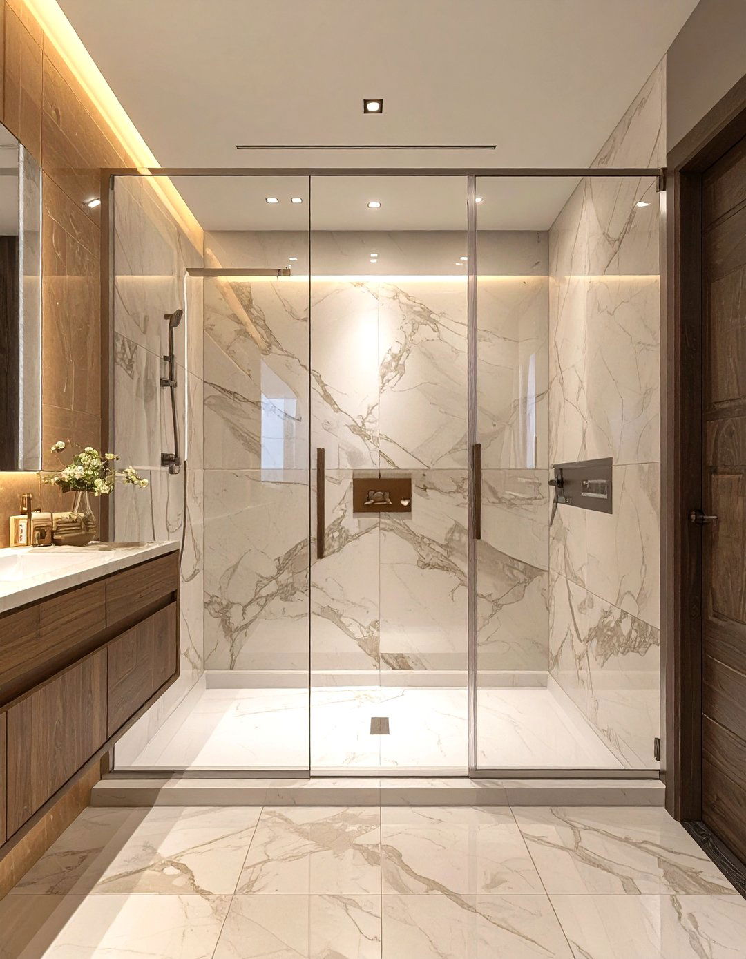Walk In Shower Glass Door - 30 updated classic bathroom ideas