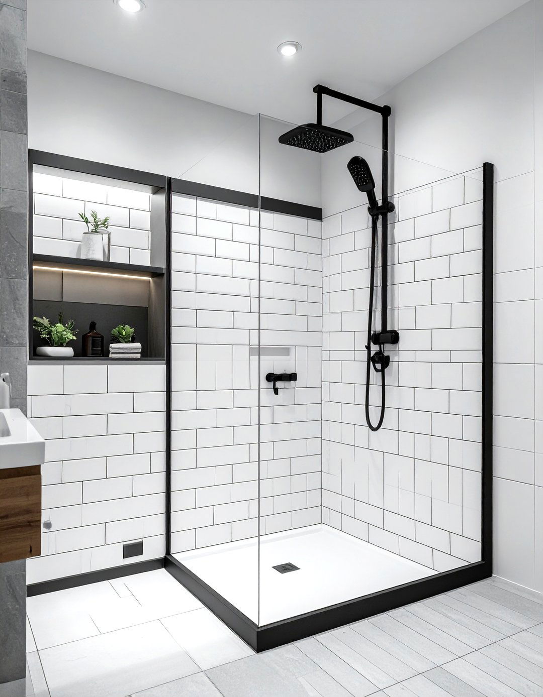 Walk In Shower Tile Pattern - 30 HGTV decor ideas