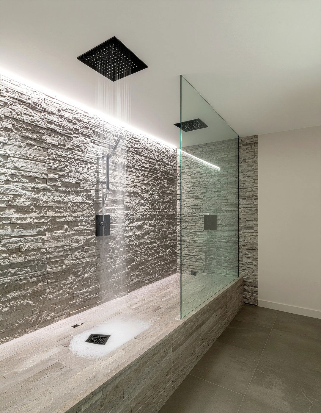 Walk In Steam Shower - 30 luxury master bathroom ideas