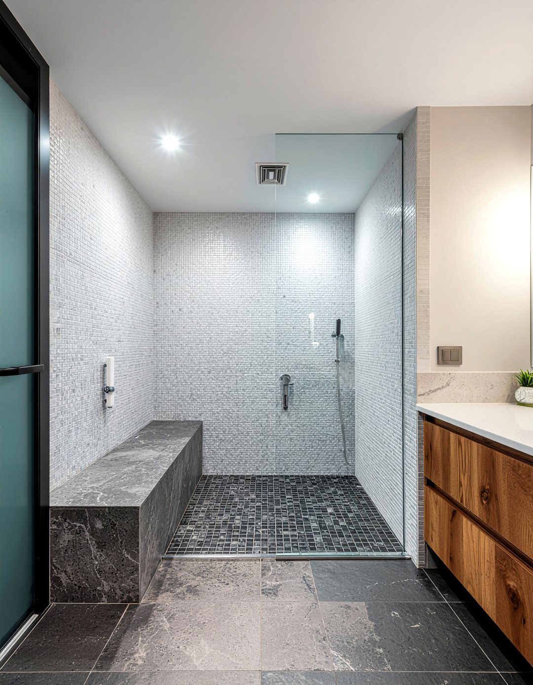 Walk In Steam Shower - 30 bathroom investment piece ideas