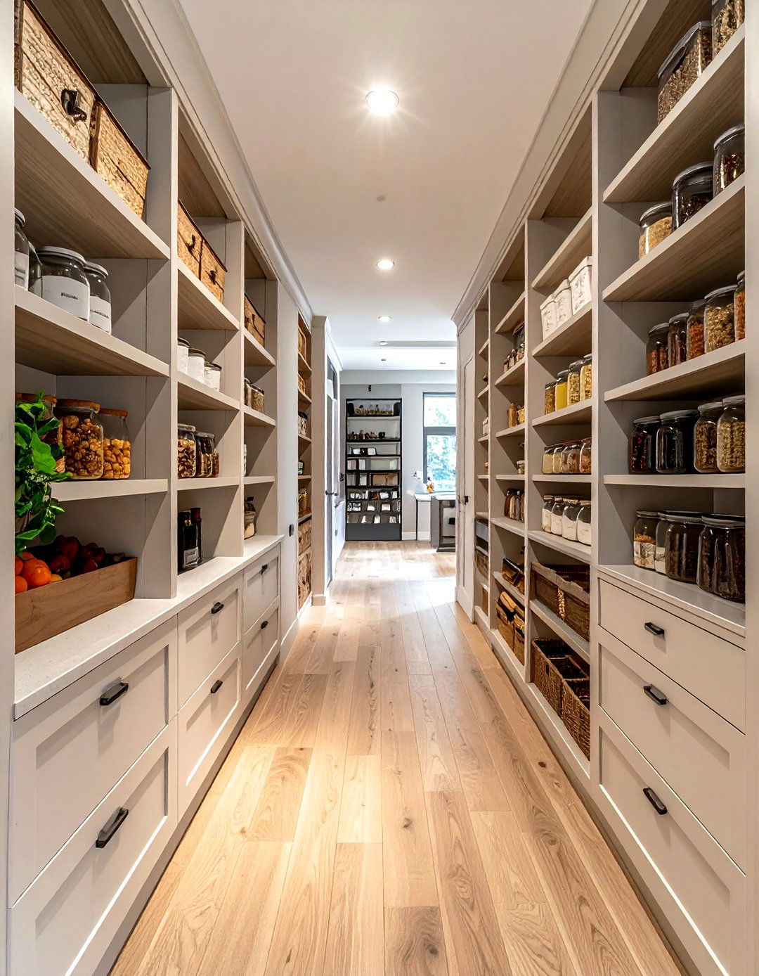 Walk Through Pantry - 30 kitchen prep kitchen ideas