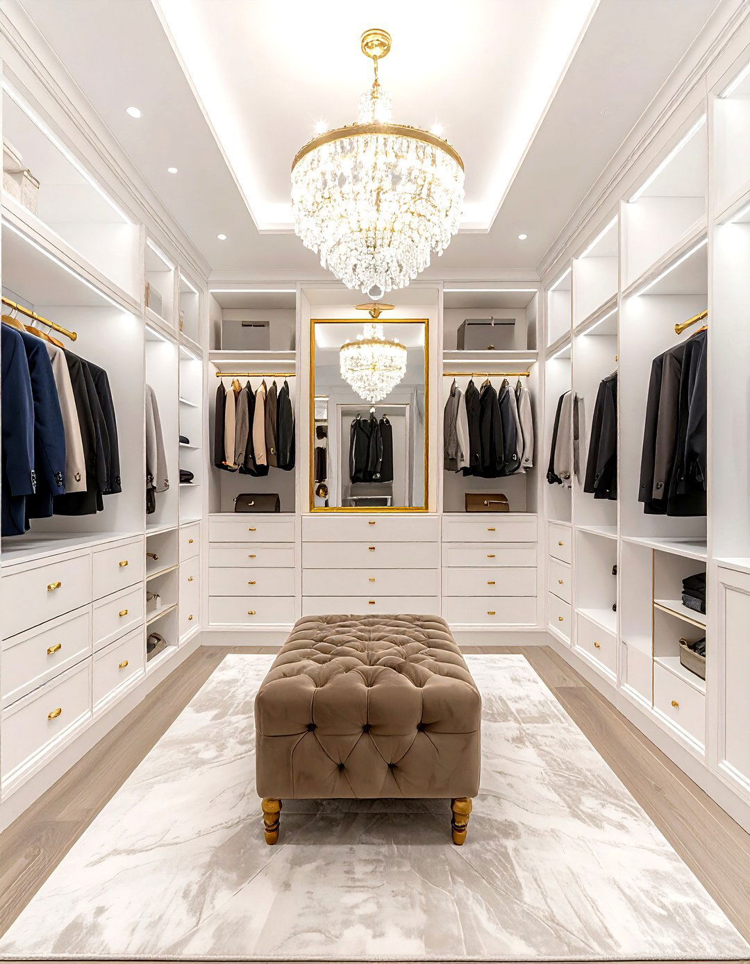 Walk in closet dressing room - 30 bonus room decor ideas