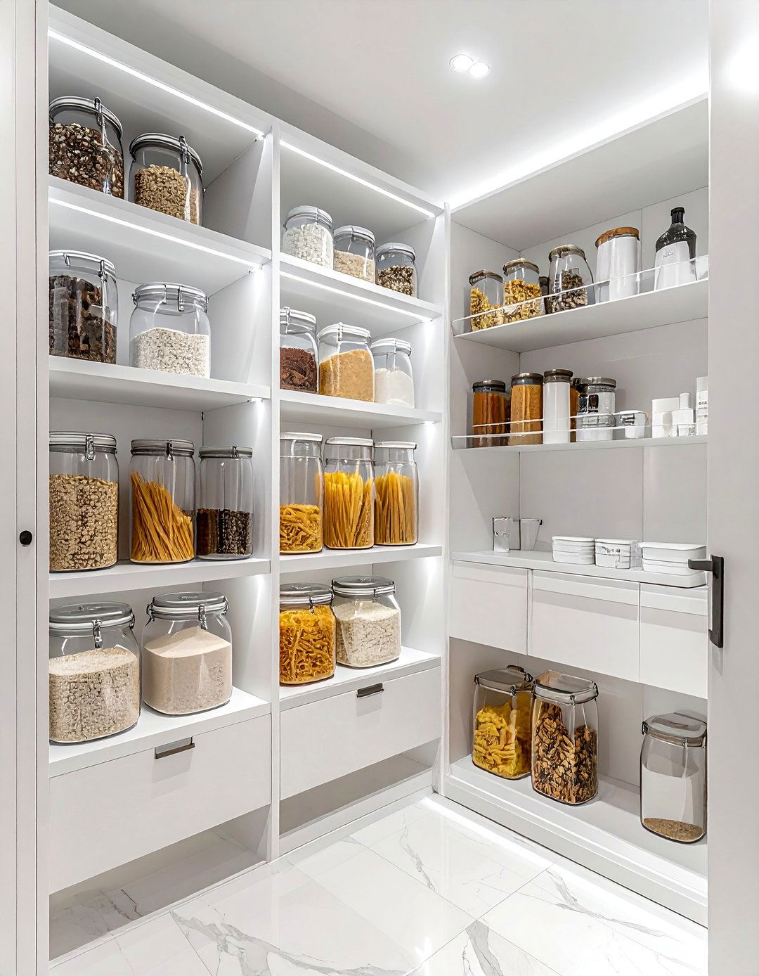 Walk in pantry - 30 entertaining kitchen ideas