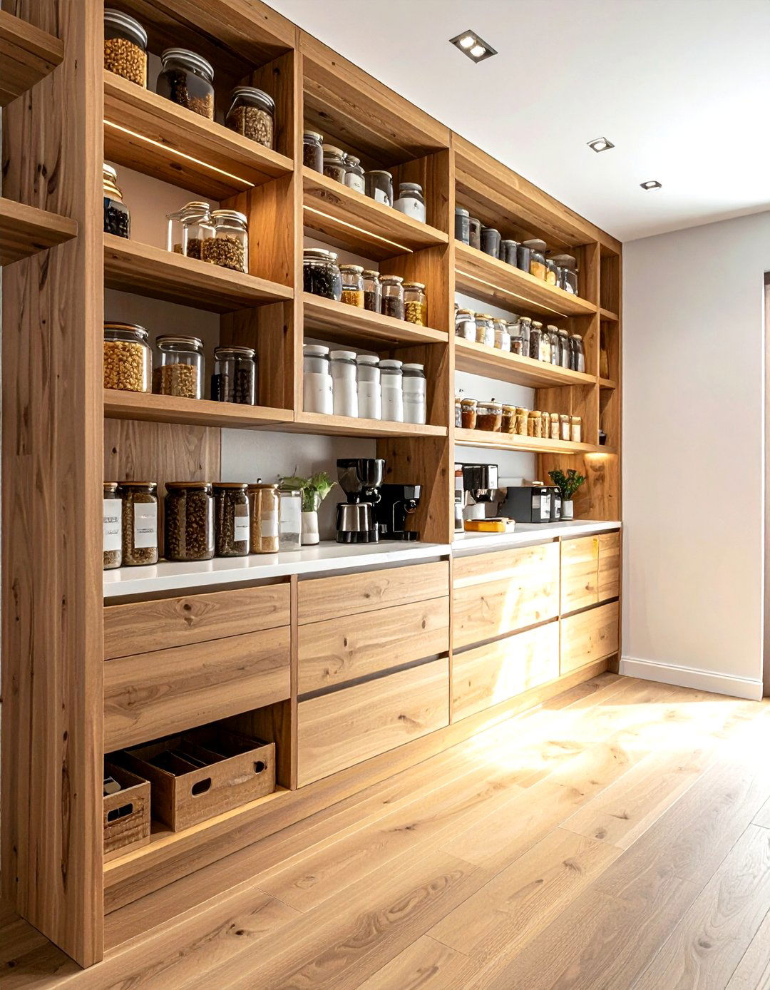 Walk in pantry - 30 inspiring kitchen ideas