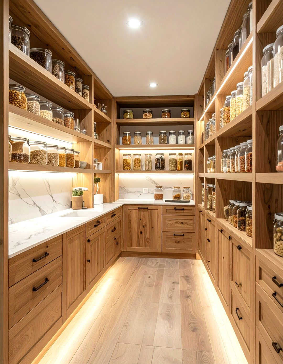 Walk in pantry - 30 kitchen space planning ideas