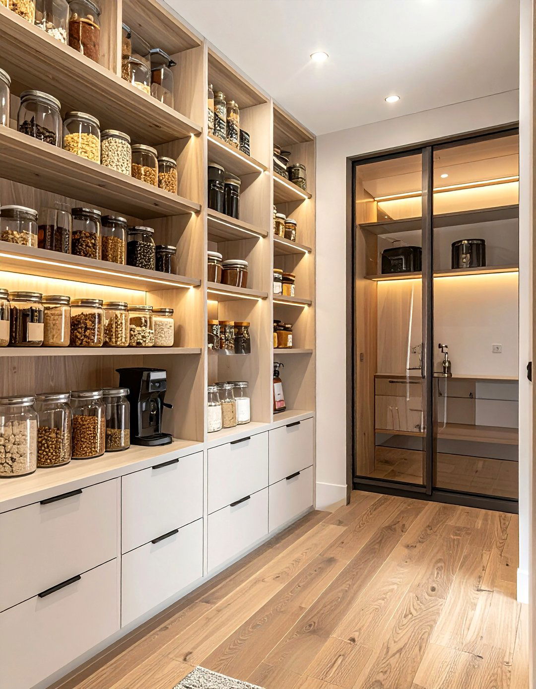 Walk in pantry - 30 sophisticated kitchen ideas