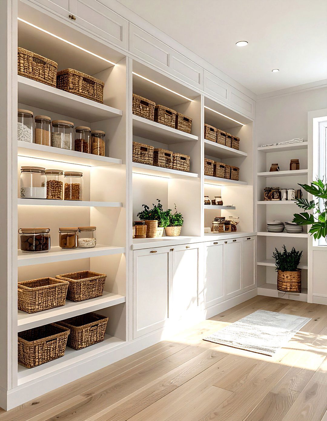 Walk in pantry cabinet - 30 kitchen cabinet storage ideas