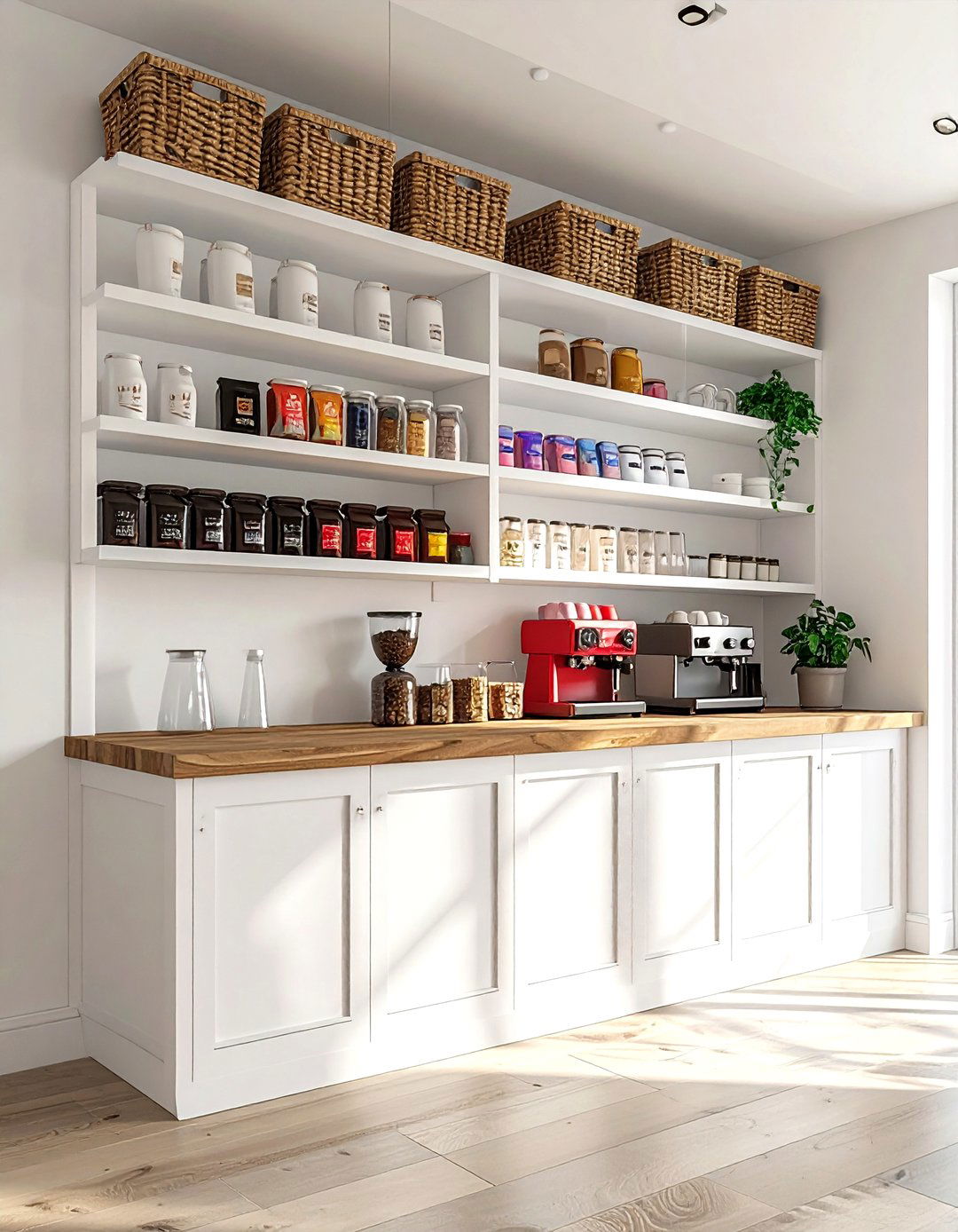 Walk in pantry coffee bar - 30 coffee bar kitchen ideas