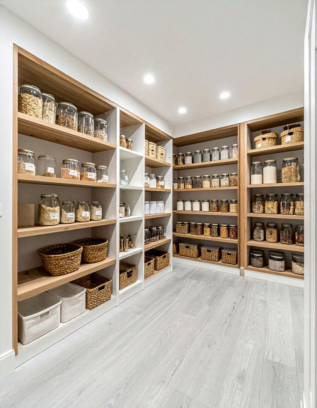 Walk in pantry shelving - 30 kitchen catering kitchen ideas