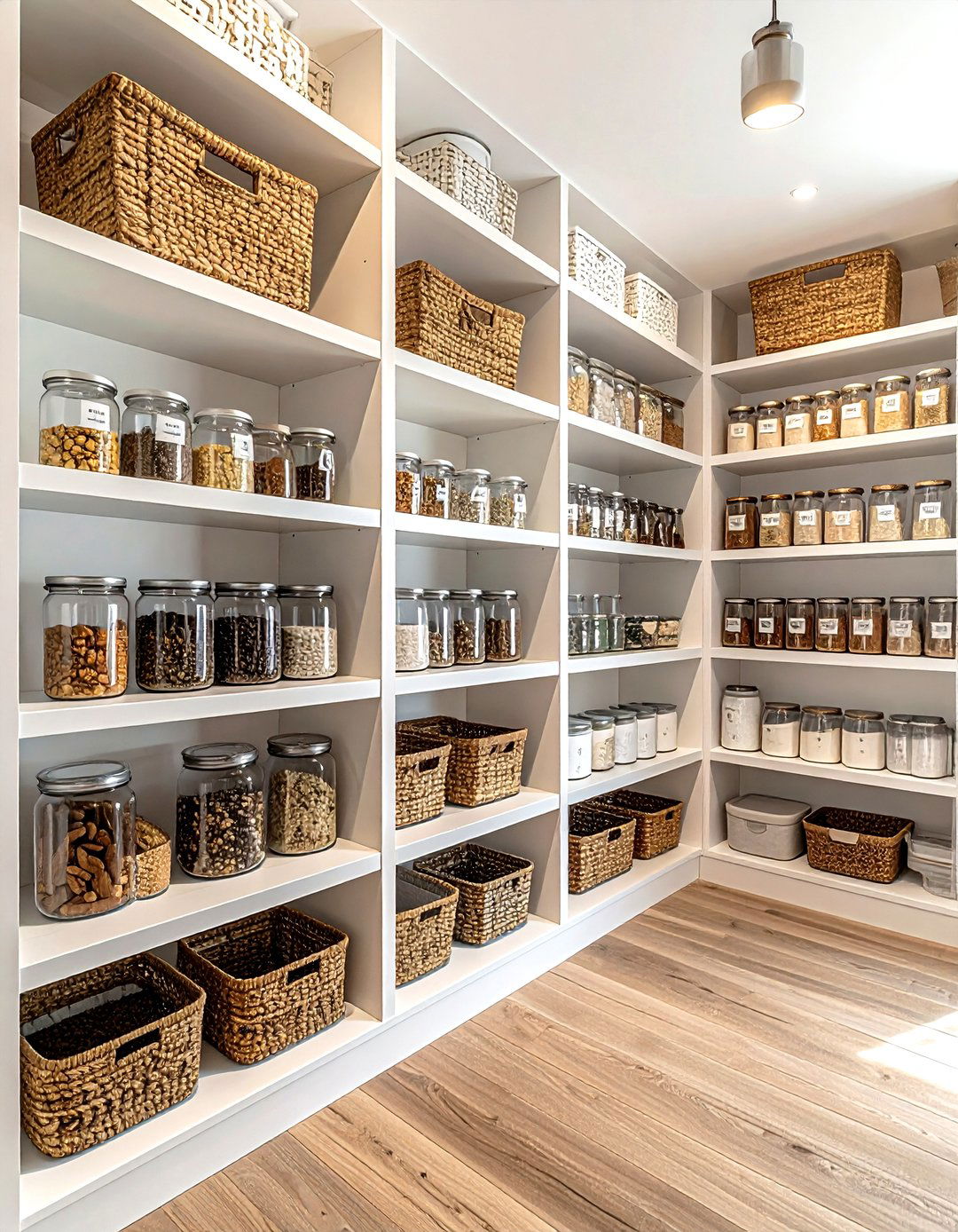 Walk in pantry shelving - 30 kitchen creative storage ideas
