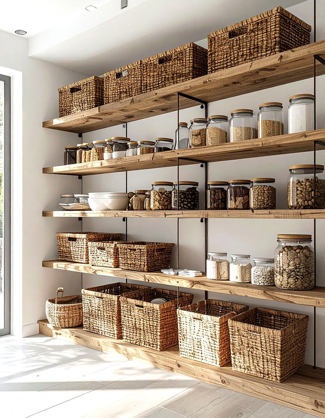 Walk in pantry shelving system - 30 kitchen built-in storage ideas