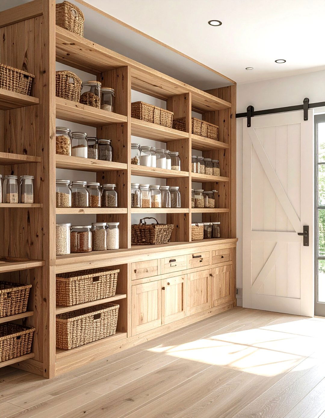 Walk in pantry storage - 30 French cottage kitchen ideas