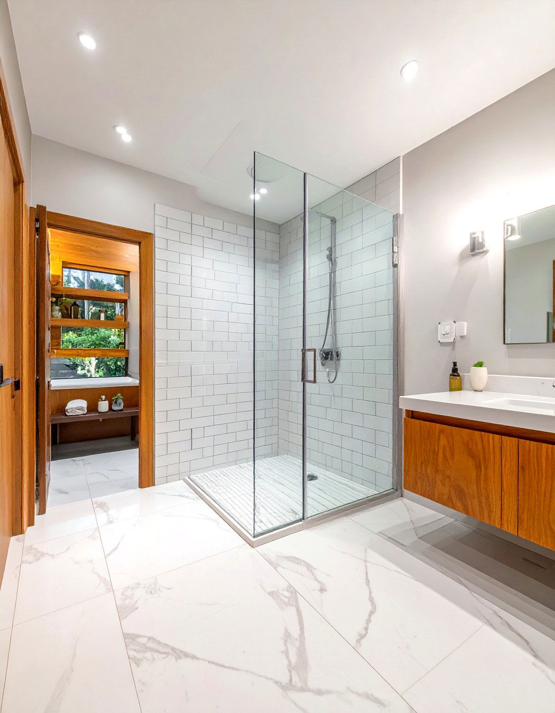Walk in shower - 30 traditional bathroom ideas