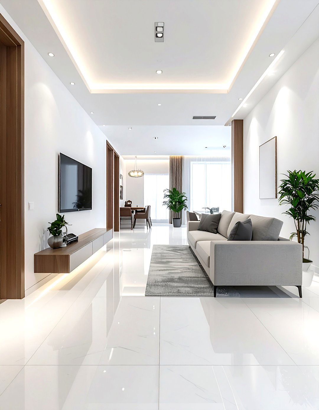 Walkway living room layout - 30 living room floor plan ideas